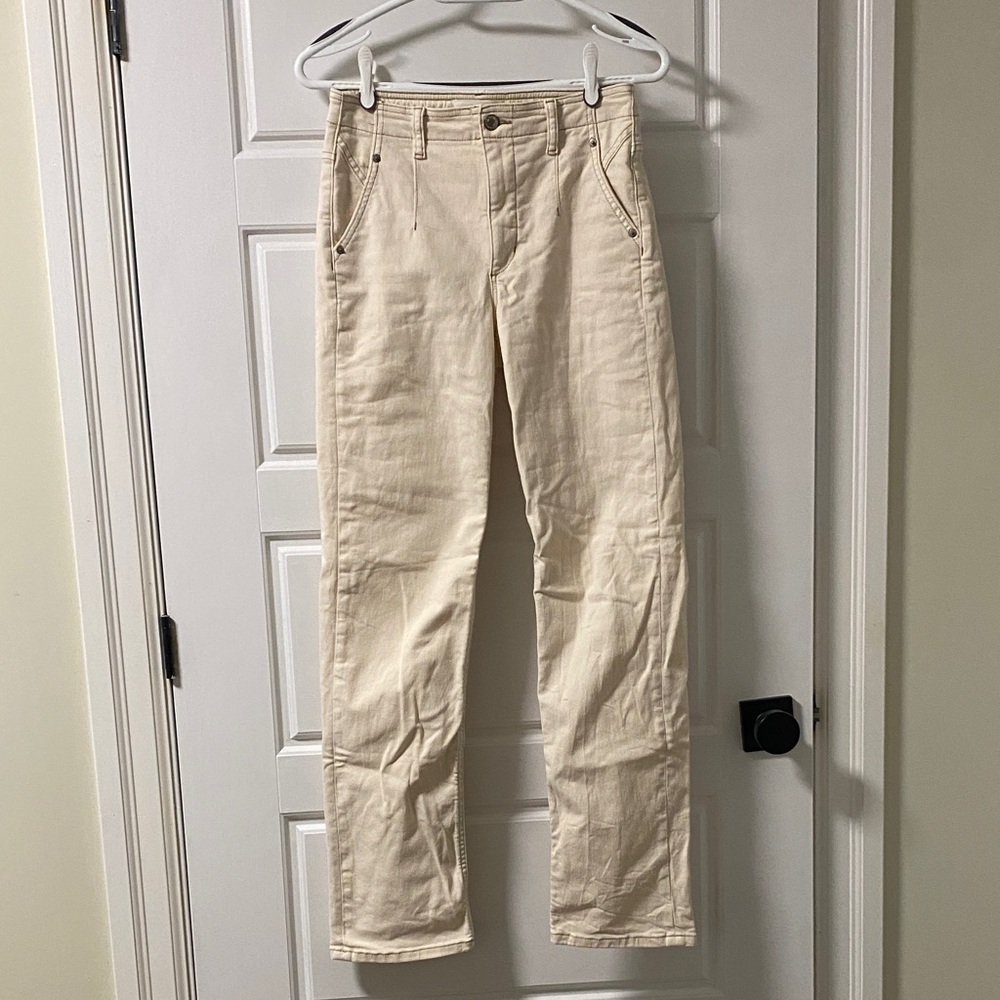 Dynamite Cream Denim Pants